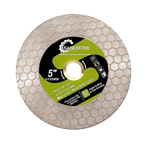 Disque diamant carrelage 125mm en porcelaine et céramique