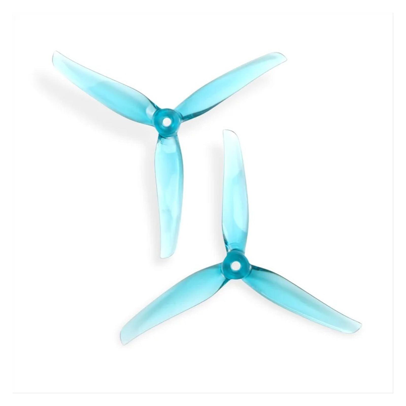 4 pary Nazgul 5140 5 cali 3-łopatkowe śmigło 5 mm otwór montażowy Tri-Blade Prop Replacement for 5" FPV Racing Freestyle Drone 2807 2207 (2 pary) F5 Yellow-)
