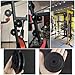 SquEqu 2 Pack Cable Pulley System Bearing Replacement Nylon Universal 90mm Wheel Roller for Fitness LAT and Lift Pull Down Cable Machine Attachments Exercise Gym Equipment Strength Training Parts