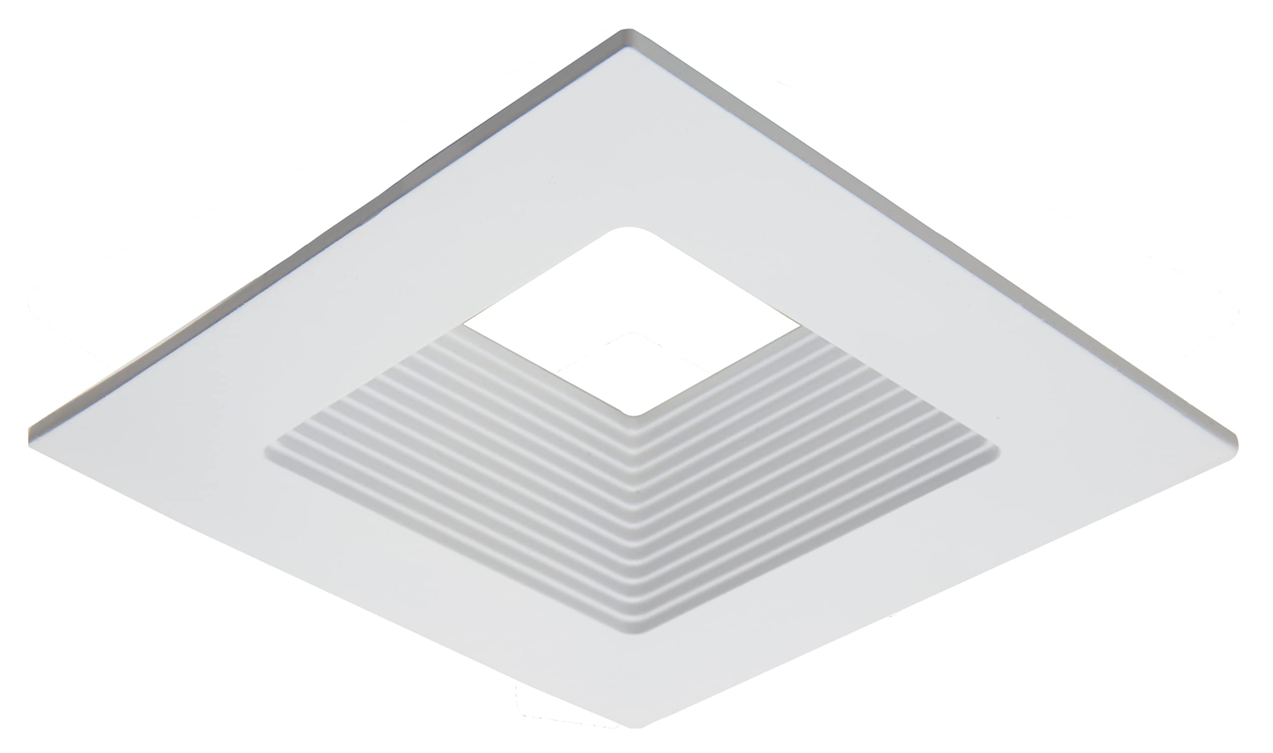 ELCO Lighting ELL4820 4" Square Baffle Recessed Trim - White