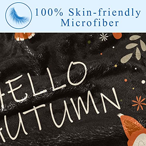 Couverture douce et chaude Hello Autumn : le cadeau idéal pour cocooner à la maison
