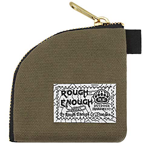Rough Enough lienzo pequeño Monedero para Monedas Auriculares