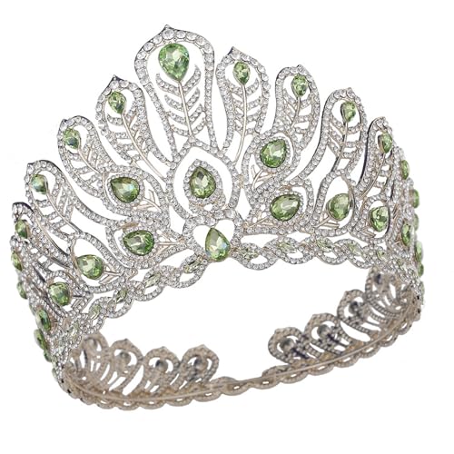 Bandeaux mariée élégants et couronnes cheveux Morain scintillants avec diamant pour mariage