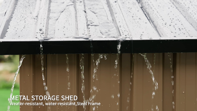 Amazon.com : JUMMICO Metal Outdoor Storage Shed 6 x 4 FT Metal