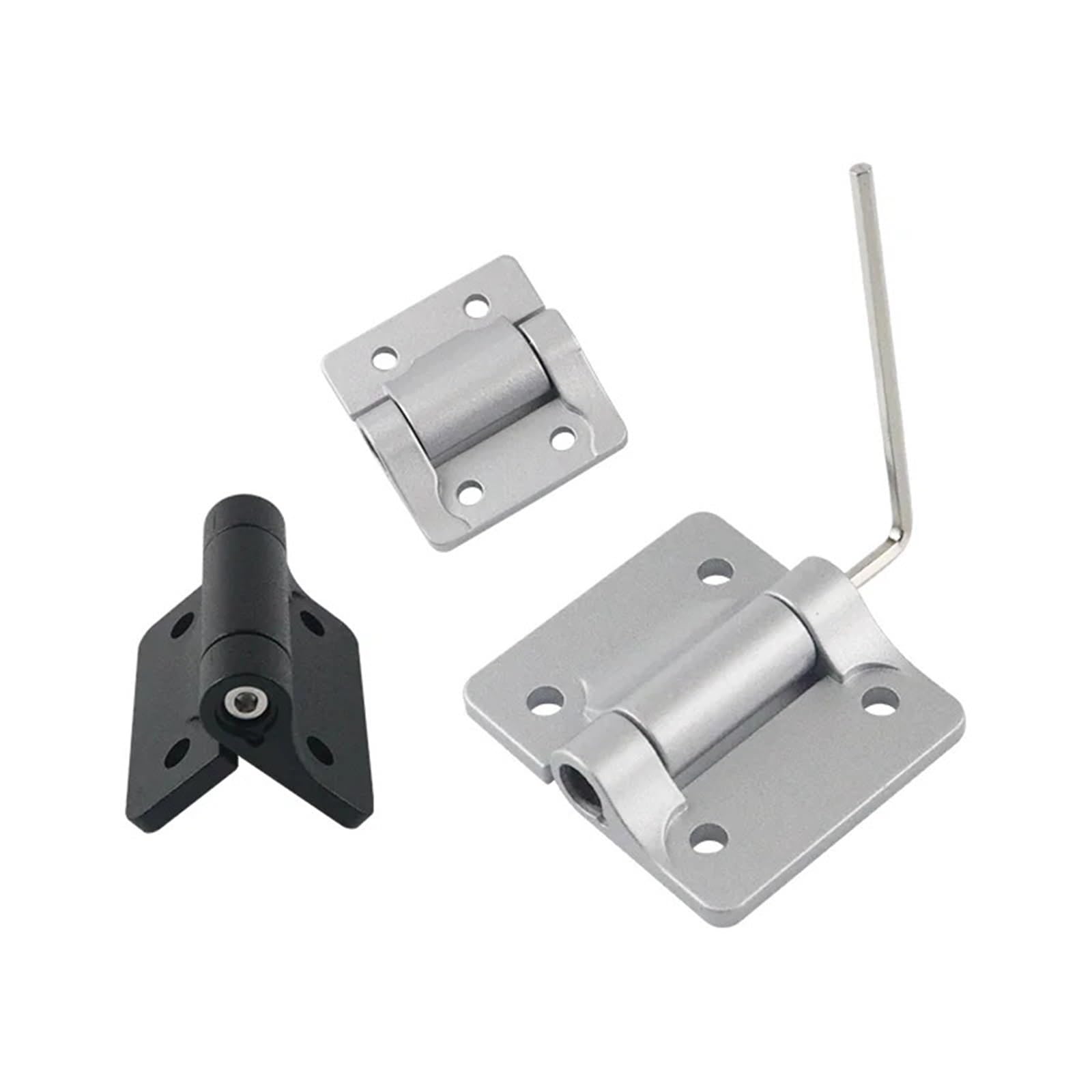 Adjustable Damping Hinge Torque Arbitrary Stop Positioning Device Instrument Zinc Alloy Equipment 1Pcs(Small 0.1-2.0N.m-B)