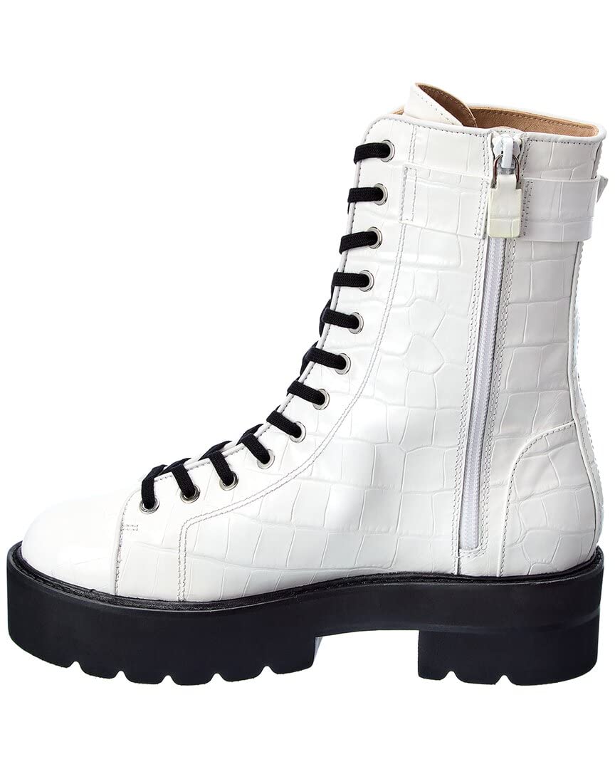 Stuart Weitzman Ryder Ultralift Bootie White 6.5 M