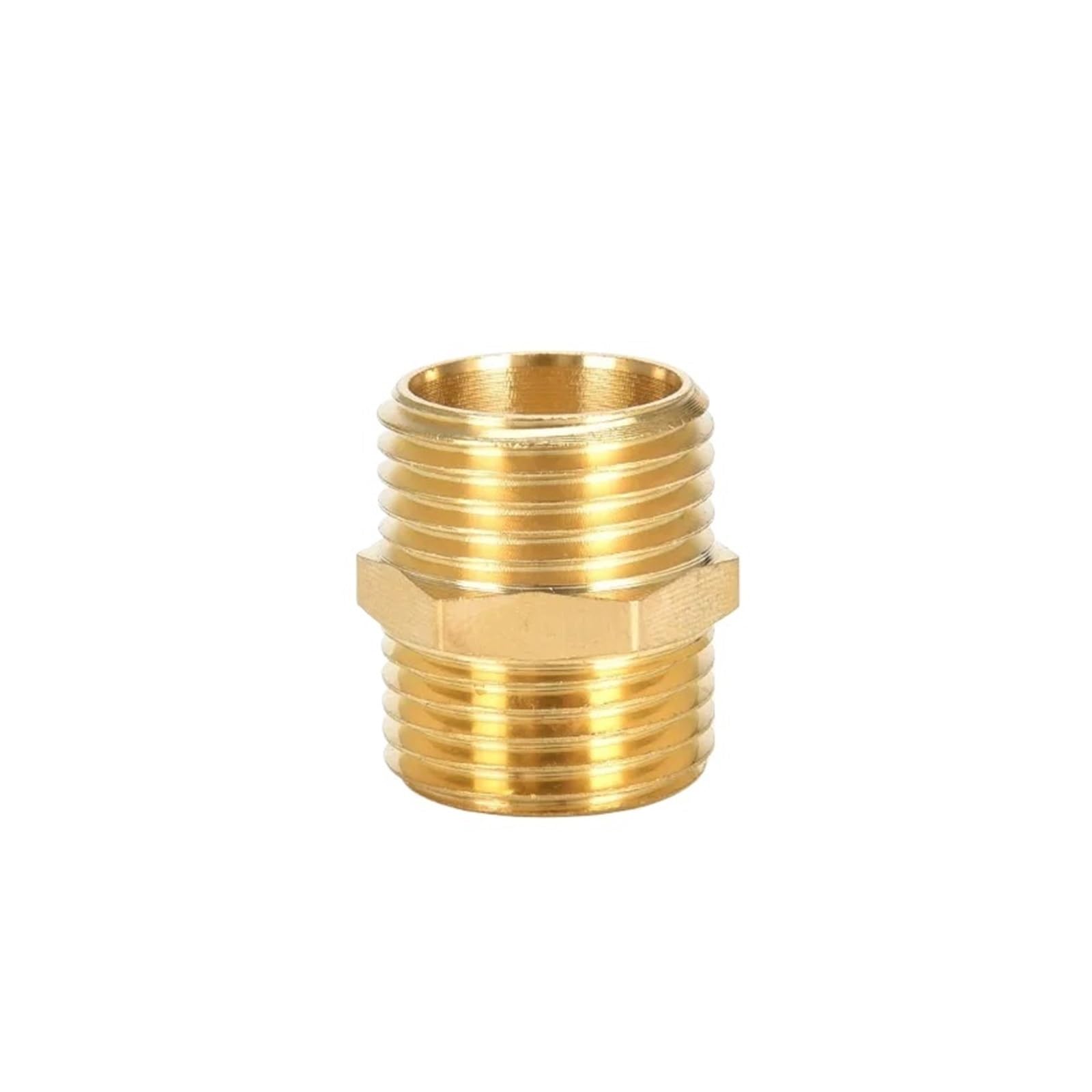 Epaknhgd Men's Win2-6 1Pc Thread Brass Pipe Hex Nipple Fitting Quick Coupler