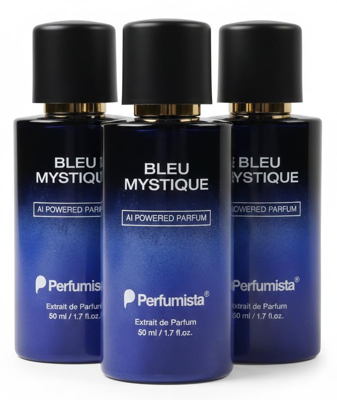Image of Bleu Mystique Extrait de Parfum for Men | Long-Lasting Fresh & Woody Perfume - 50ML Premium Extrait de Parfum with Citrus, Woods & Musk | Strong Masculine Perfume for Men & Women (50ML (Pack of 3))