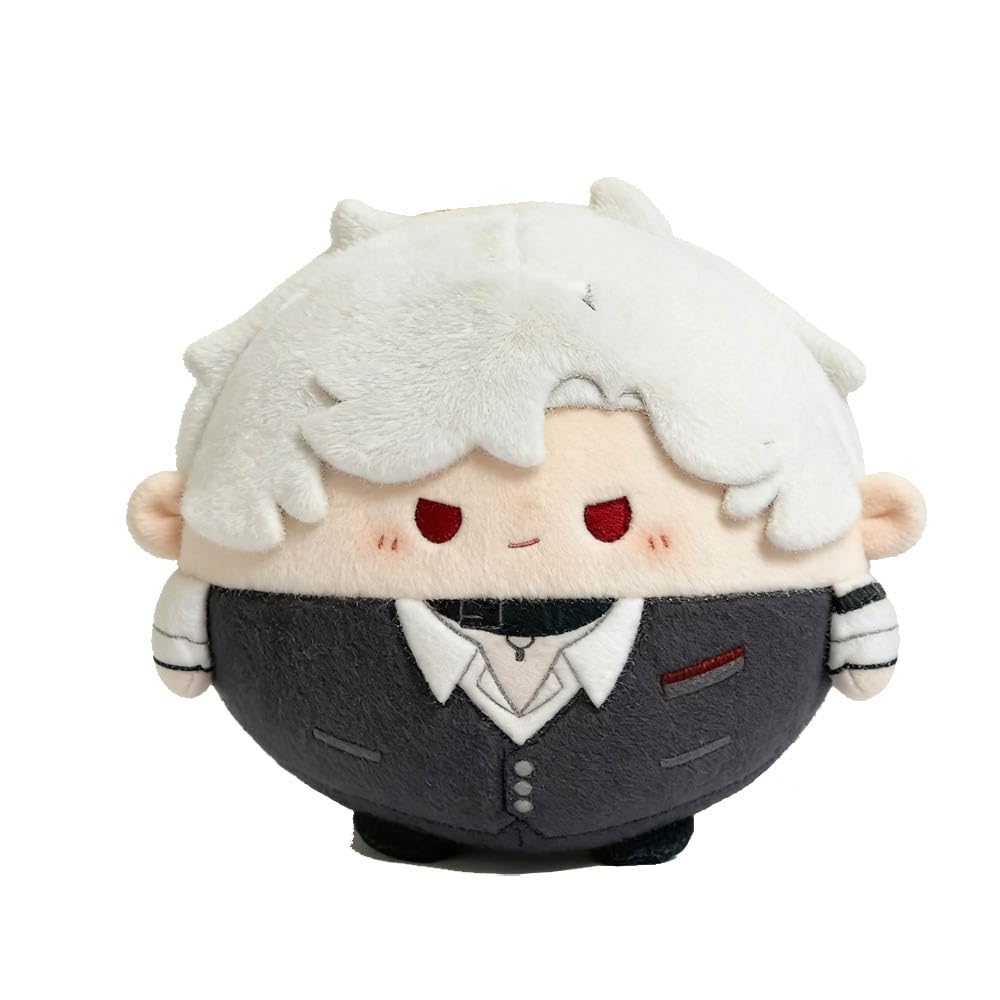 JUSONGKWCP Love Deepspace Sylus Plush Anime Figure Sylus Doll Party Decorations 12 Cm Soft Pillow Love Deepspace Cushion (Purple2)