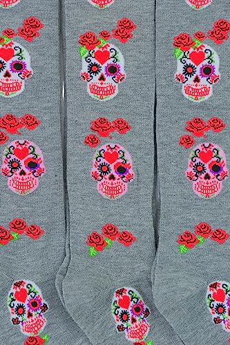 Image of ToBeInStyle Women's Colorful Patterned Design Knee High Socks