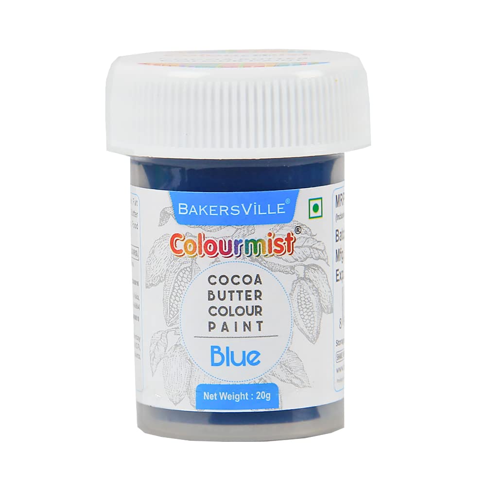 See full amazon price history chart for Colourmist Edible Cocoa Butter Colour Paint (Blue), 20g | Cocoa Butter Color Paint For Chocolate, Icing, Airbrush, Gumpaste | Blue, 20g Colourmist Edible Cocoa Butter Colour Paint (Blue), 20g | Cocoa Butter Color Paint For Chocolate, Icing, Airbrush, Gumpaste | Blue, 20g (B09PRGNH4V) Amazon Price History, Amazon Price Tracker