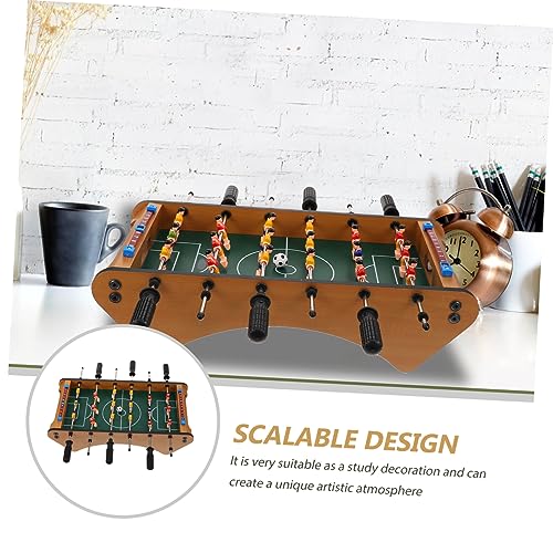 POPETPOP 1stk Tischtennis Tischfussball Eltern-Kind-fußballspiel Tischfußballspiel Fußballzubehör Kickertisch Für Bastelspielzeug Bezauberndes Fußballspiel Rostfreier Stahl Green – Bild 4