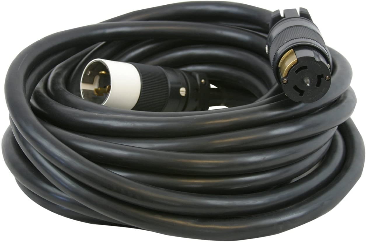 100 ft. Temporary Power Distribution Cable for TPDL or TPDS Series 50A 125/250V CS6365L Plug to CS6364L Connector