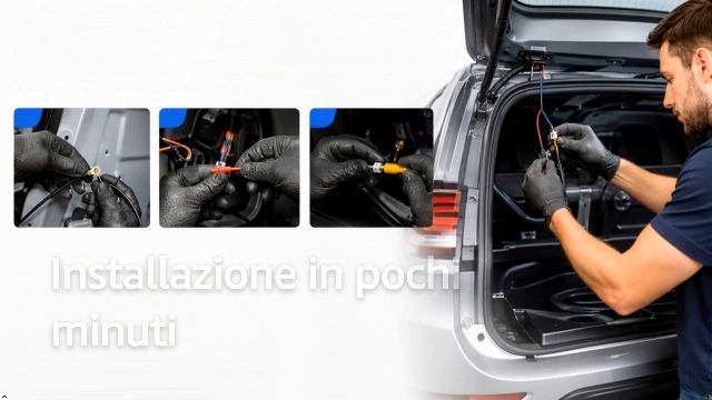 Filtro segnale telecamera posteriore, cavo raddrizzatore a condensatore relè 12V per auto tedesche e americane Filtro segnale telecamera posteriore, cavo raddrizzatore a condensatore relè 12V per auto tedesche e americane