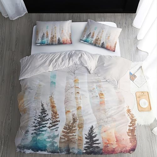 Housse de couette 90x190 zippée microfibre douce infroissable - 2