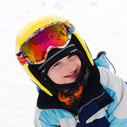 Flantor Kids Ski Goggles Non-Slip Strap Snow Goggles Snowboard Goggles #TOP5