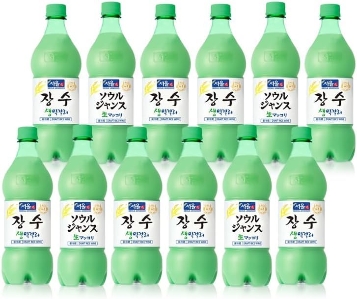 Amazon.co.jp: ソウルジャンス生マッコリ750ml 1BOX (12本入り) 韓国