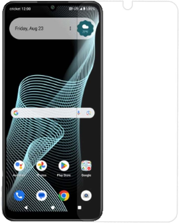 2 Pack Black Bubble Free HD High Clear Tempered Glass Screen Protector for Cricket Icon 6 image 2