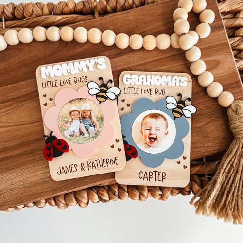 Imán personalizado para frigorífico con foto para mamá y abuela miniatura 2