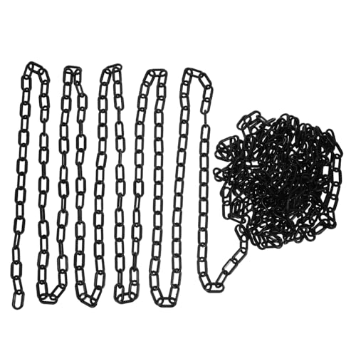 Hohopeti 10m Chaîne De Sécurité Plastique Pour Barrière De Protection Extérieure Résistante Aux Intempéries Et Haute Visibilité Pour Contrôle Des Foules Et Signalisation