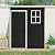 VeroFree 5 Ft 3 Ft Outdoor Plastic Storage Shed with Floor – Black, Durable Weather Design for, Patio Backyard Organization (1 Doors)