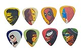 Comic Book Superhero and Villains Guitar Picks - Set of 9 picks
