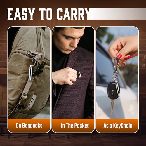 Mrs. Brog 425 Silver Cigar Punch - Durable & Sturdy Keychain Cigar Cutter thumb #3