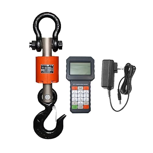 Escala colgante industrial industrial resistente de la grúa electrónica inalámbrica 5T con medidor de mano 11,023.1 lbs 11023LBS