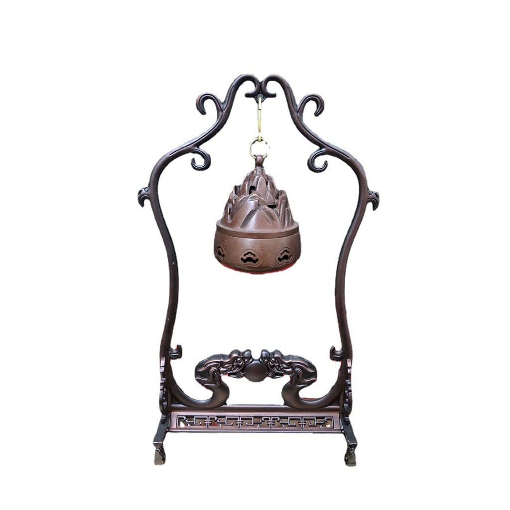 Basxdrfxz A Incense Holder Base Backflow Incense Ornaments Home Living Room Bedroom Hanging Ball Sandalwood Furnace Decoration Hotel Supplies