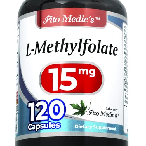 FITO MEDIC'S Lab Methylfolate Supplement, Folate Formula, 120 Capsules
