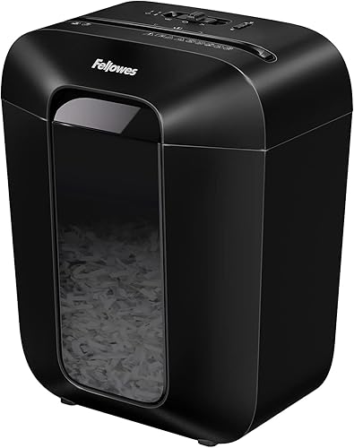 Fellowes Powershred LX45 - Trituradora de papel de corte transversal de 8 hojas, 4400201