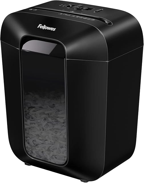 Fellowes Powershred LX45 8-Sheet Cross-Cut Paper Shredder, 4400201