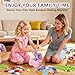 XN@MNYOU Fabric Flower Bouquets Toys - DIY Flower Bouquet kit, Educational Arts and Crafts Toy, Suitable for Girls and Boys Aged 4, 5, 6, 7, 8+ Year Old Girls