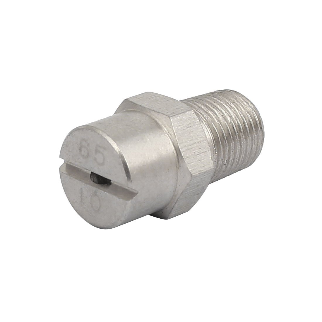 uxcell 1/8BSP 2.0mm Orifice Spray Dia 65 Degree Stainless Steel Flat Fan Spray Tip-image-39