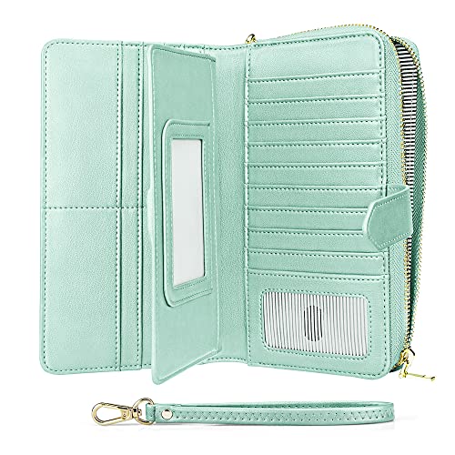 Nuoku KKBAG Wallet For Women Rfid Blocking Credit Card Holder cover