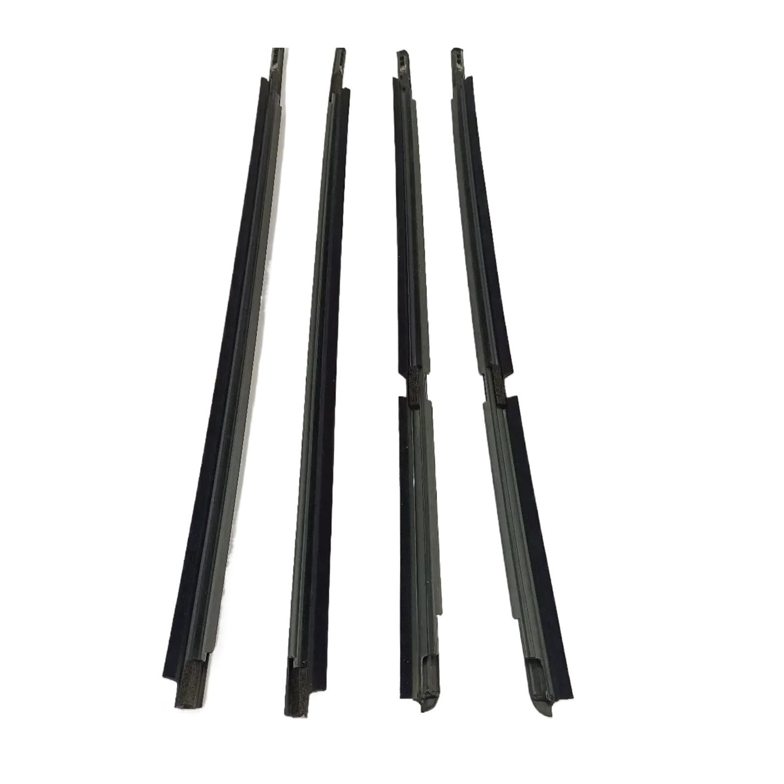 Sifusm One Color Rubber Seal 4 Pcs For Yaris For Vitz Hatchback Xp90 2007-2012 5 Door Glass Laminate Weatherstrip 68210-0D100 Windows Rubber Outside Strip