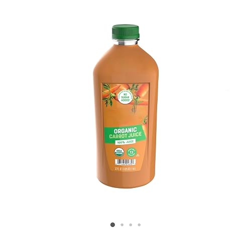 Carrot Juice Farms Organics 100%, 52 oz. (Pack of 2)