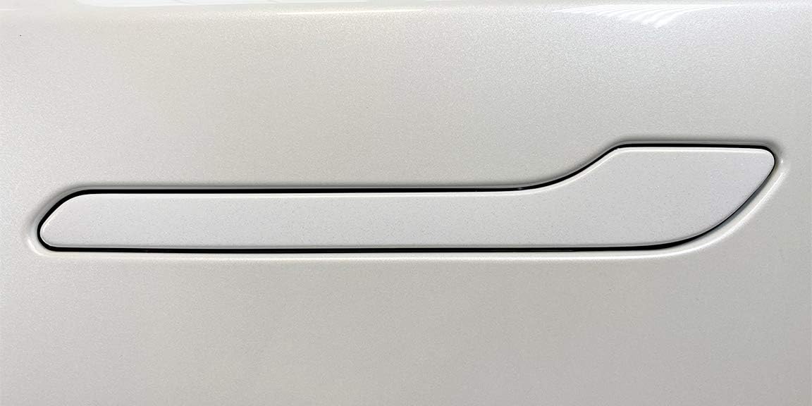 Full Door Handle Wrap for Tesla Model 3/Y (Pearl White Multi-Coat)