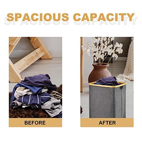 Guofa GF007 Laundry Basket With Removable Bag- 79L Foldable Laundry Hamper thumb #6