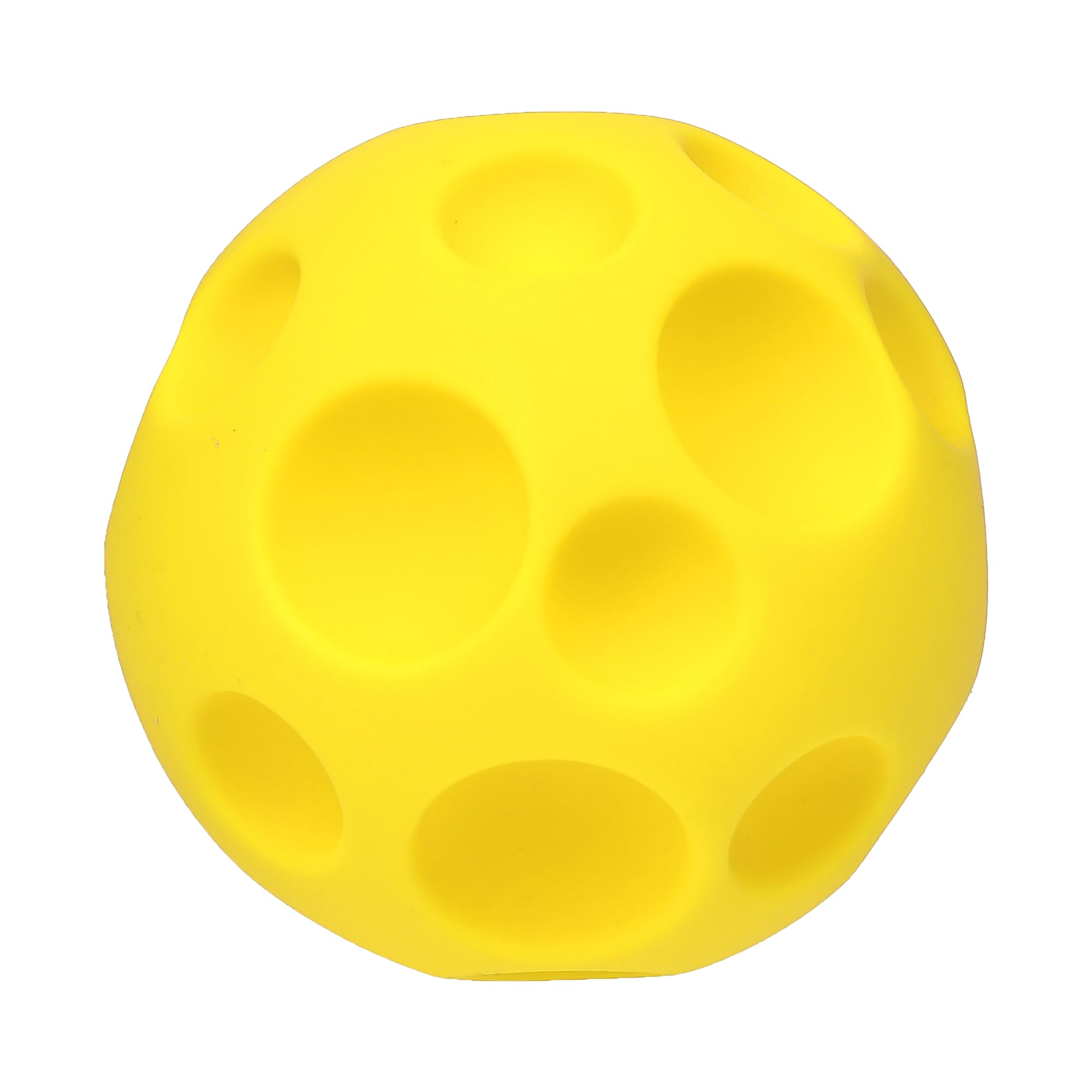 FANCY Yellow Dog Toy Ball 6 cm for Small and Medium Breeds, Small Dog Balls Yellow, Suitable as a Puppy Toy.
