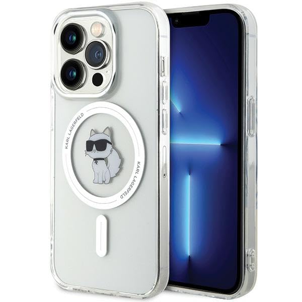 CG Mobile Karl Lagerfeld KLHMP13LHFCCNOT Coque Rigide Transparente pour iPhone 13 Pro/13 6,1"