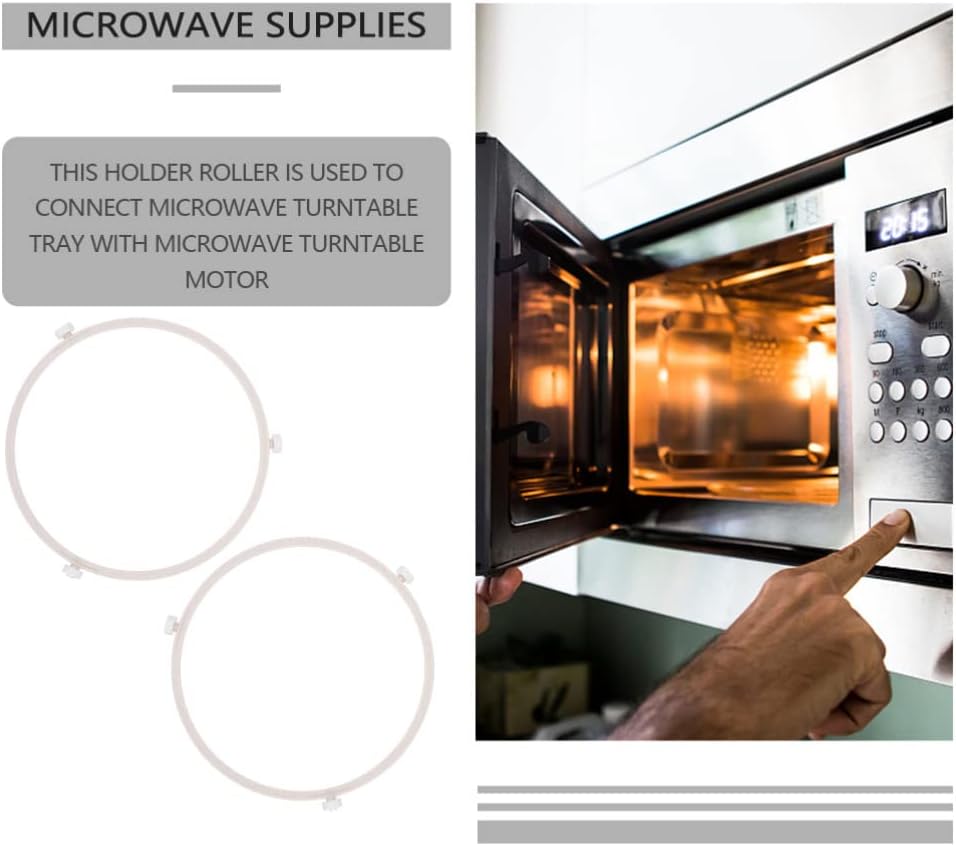 SOLUSTRE 2pcs Microwave Turntable Replacement Roller Support for Efficient Microwave and Practical Design Essential Supplies