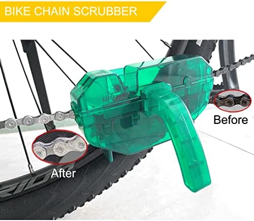 Ultrafashs Bike Chain Cleaner,Chain Scrubber Cleaning Brush Tool