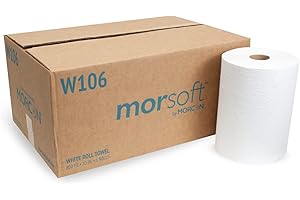 Morcon W106 Hardwound Roll Towels for Heavy-Duty Commercial Cleaning