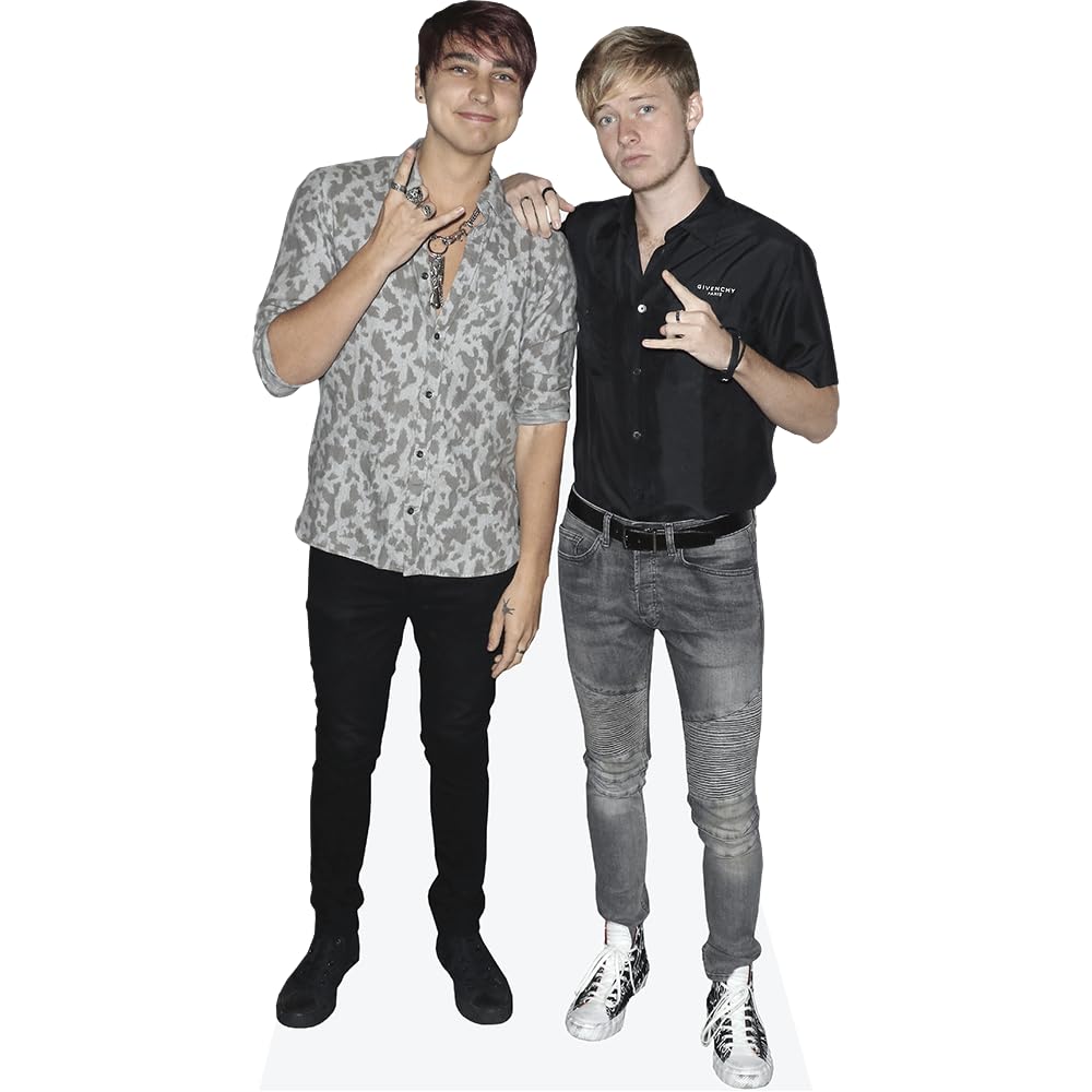 Colby Brock And Sam Golbach (Duo) Mini Celebrity Cutout