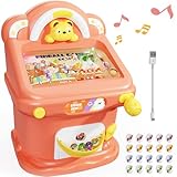 RaboSky Pinball Machine for Kids 8-12, Electronic Tabletop Pin Balls Arcade Game Machines with Lights and Sounds, Birthday Toys Gifts for Boys Girls 8-10-12 Year Old