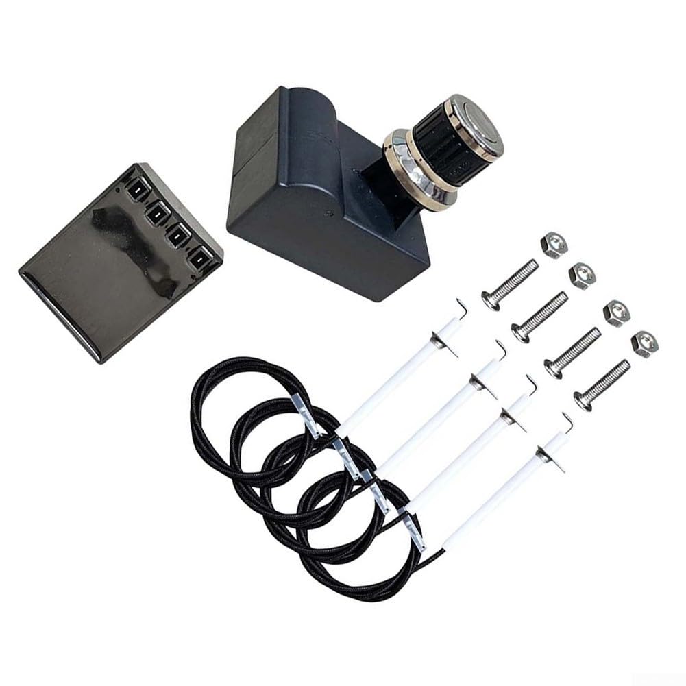 Generador Chispas BBQ Plástico Alta para temp Generador Chispas(4 Outlet)