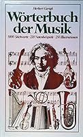 Wörterbuch der Musik 3811203460 Book Cover