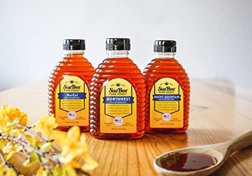 Sue Bee Honey Regional Rocky Mountains Usa Honey, Strained, Unfiltered Beekeeper-Owned Co-Op Honey, 24-Ounce #TOP7