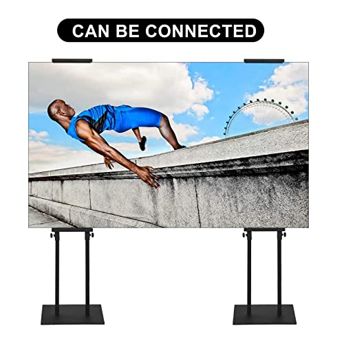 Image of Poster Stand for Display Pedestal Sign Stand,Adjustable Floor Standing Sign Holder,Heavy Duty Banner Stand with Base Height Up to 75 inch Double-Sided for Board & Foam Sign (Double-Pole Poster Stand,2Pack)